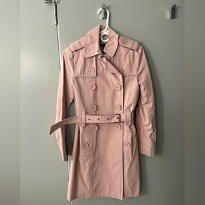 Marc Jacobs size Small pink trench coat. LIKE NEW